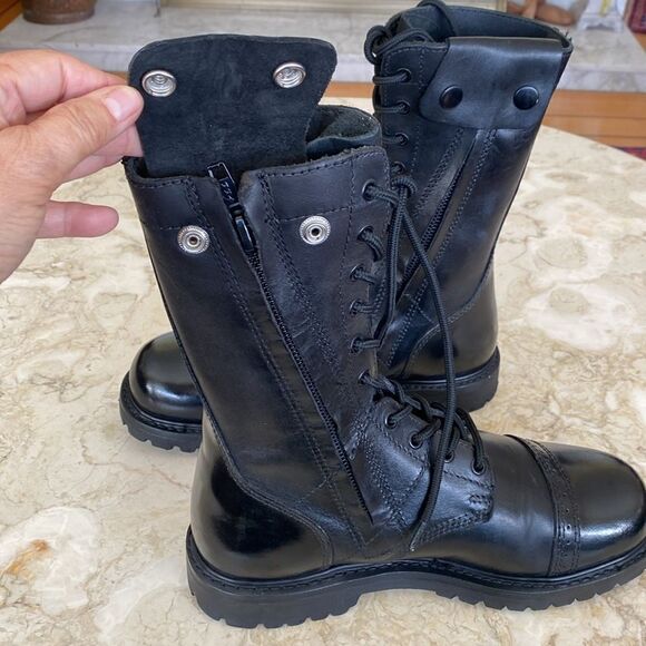 Bates 11" Paratrooper Side-Zip Leather Boots - Picture 12 of 17